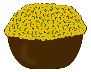 Food Bowl Grey Handles