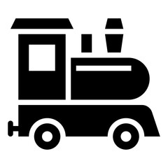 train glyph icon