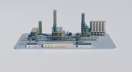 3D plant building model