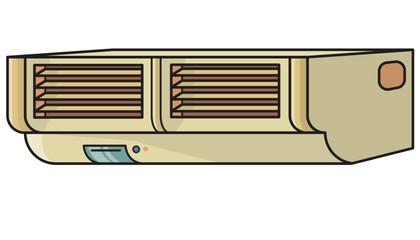 Vintage Old Ceiling Air Conditioner