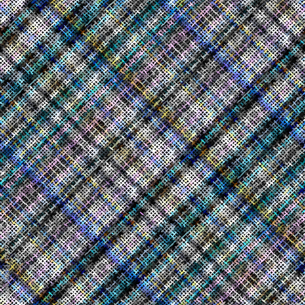 Poster Imitation of a texture of rough canvas. Seamless pattern.