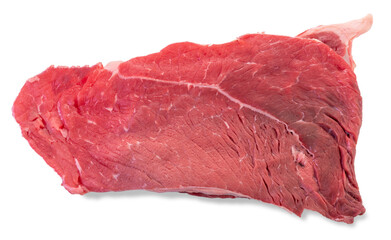 Slice of raw beef, beef steak