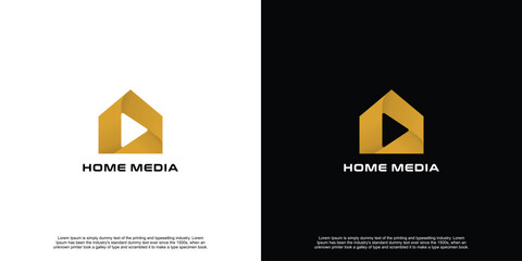 Luxury Home Media Logo Design