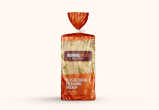 Bread Pouch Packaging Mockup