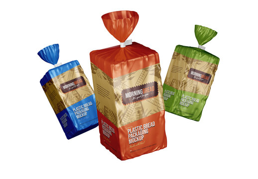 Sliced Bread Packaging Mockup