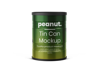 Peanut Tin Can Mockup