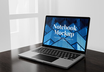 Realistic Modern Smart Device Laptop Mockup