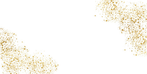 Gold sparkle ,splatter border,Gold Foil Frame Gold brush stroke on transparent background.	