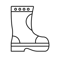 Fire fighting uniform Vector Icon

