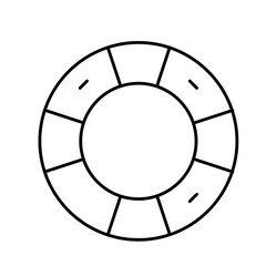 Inner tube Vector Icon

