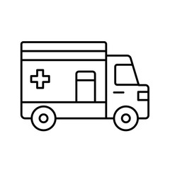 Ambulance Vector Icon
