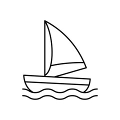 Boat Vector Icon

