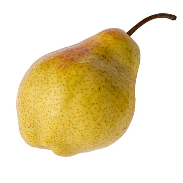 une poire sur un fond transparent