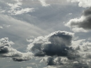 Clouds and sunlight