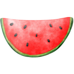 Watercolor Watermelon illustration, watermelon illustration, watercolor illustration