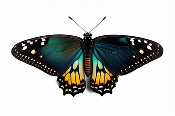Fototapeta na wymiar Illustration of a butterfly. Generative AI.