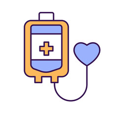 Blood bank Vector Icon which can easily modif
