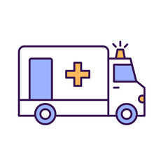 Fototapeta premium Ambulance Vector Icon