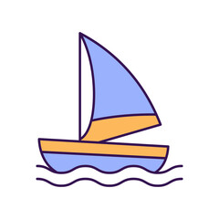 Boat Vector Icon

