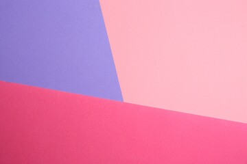 Colorful sheets of paper as background, top view