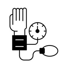 Bp machine Vector Icon which can easily modify

