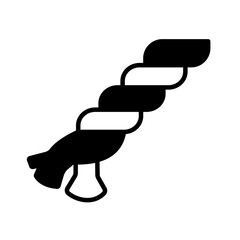 Emergency rope Vector Icon


