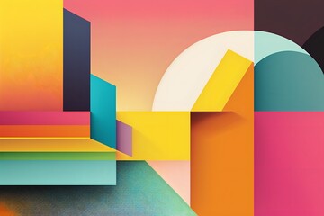 Colorful and abstract background illustration