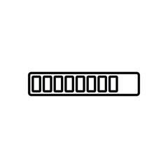 loading icon, internet vector, battery illustration