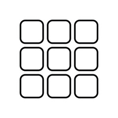 menu icon, website vector, app illustration