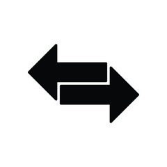 arrow transfer icon, reverse vector, arrow illustration