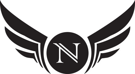 Obraz premium Cyclic N logo