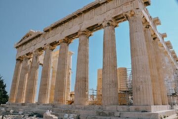 Obraz premium ruins of the greek temple of apollo, Acropolis, Greece