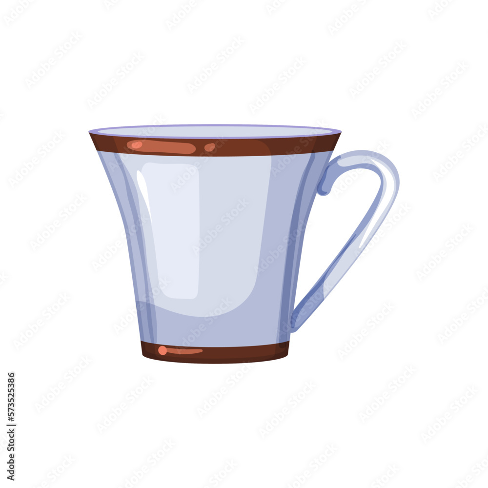 Poster drink vintage cup cartoon vector illustration