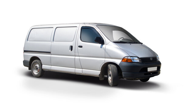 Toyota HiAce van isolated on white background, 15 March 2014, Thessaloniki, Greece	
