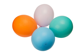 A Ballon isolated on a white background. Copy space.