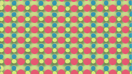 水玉模様　昭和レトロ　和紙の背景