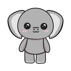 kawaii cute animal elephant