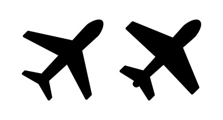 Plane icon vector illustration. Airplane sign and symbol. Flight transport symbol. Travel sign. aeroplane