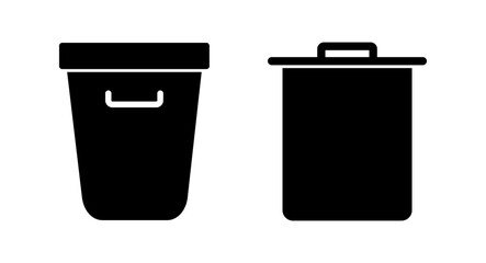 Trash icon vector illustration. trash can icon. delete sign and symbol.