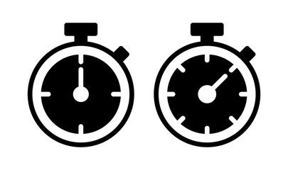 stopwatch icon vector illustration. Timer sign and symbol. Countdown icon. Period of time