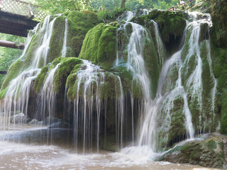 Fototapeta premium The beautiful Bigar waterfall in Romania