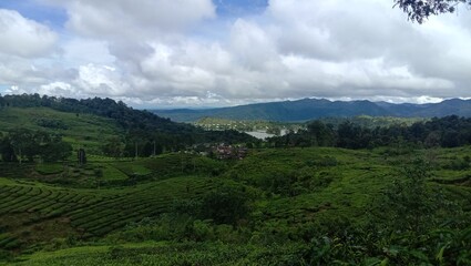 landscape with mountains