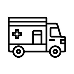Ambulance Vector Icon