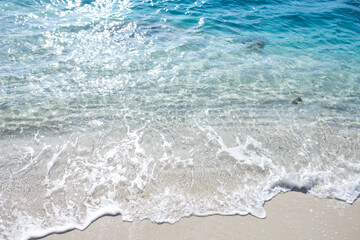 sun light reflection over sea surface