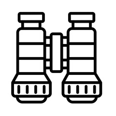 Binoculars Vector Icon

