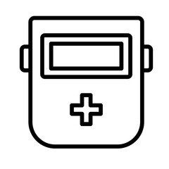 Obraz premium Firefighter helmet Vector Icon