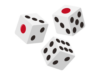 投げられたサイコロ