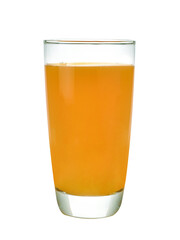 Glass of  orange juice  on transparent png