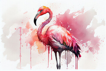 pink flamingoe bird
