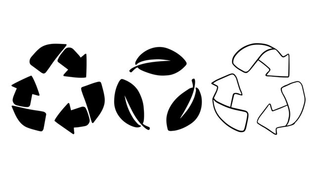 Hand Drawn Recycle Icon